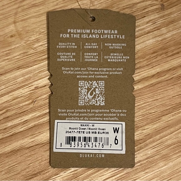 OLUKAI Mahiki Women's Sneaker, Indoor/Outdoor, Ultra-Soft Comfort Fit Size 6 - Picture 7 of 13